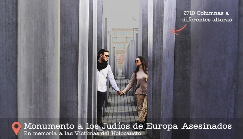 Una de las cosas para ver en Berlin en 3 dias, el Monumento a los judios victimas del holocausto