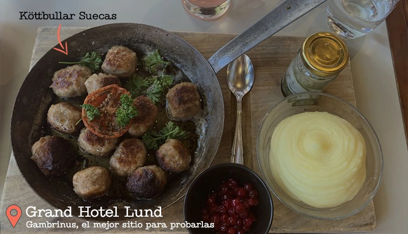 Kottbullar, donde comer albóndigas suecas en Lund