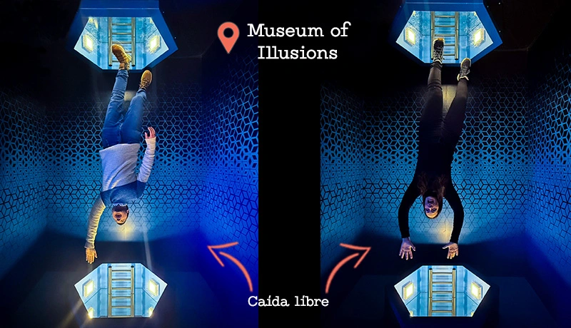Una de las obras del Museum of Illusions de Copenhague