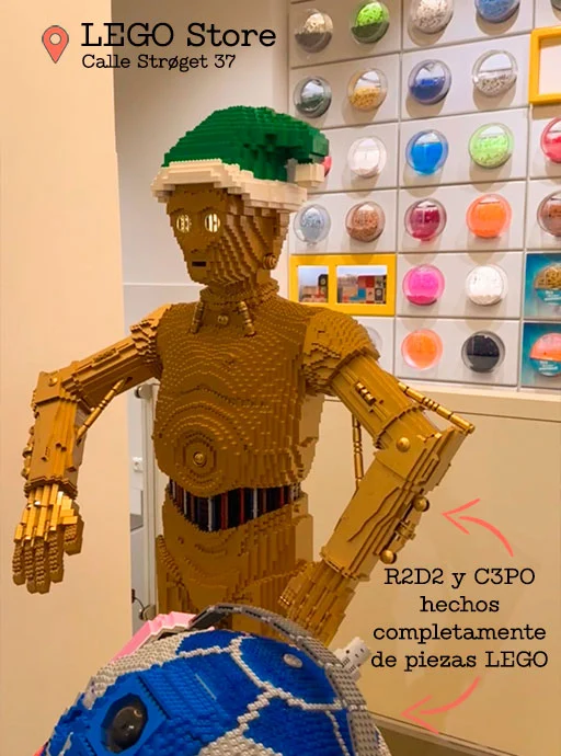 La Tienda LEGO de la Calle Stroget de Copenhague