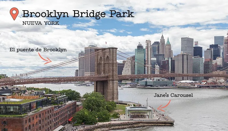 Brooklyn Bridge Park, es uno de los mejores parques de Nueva York