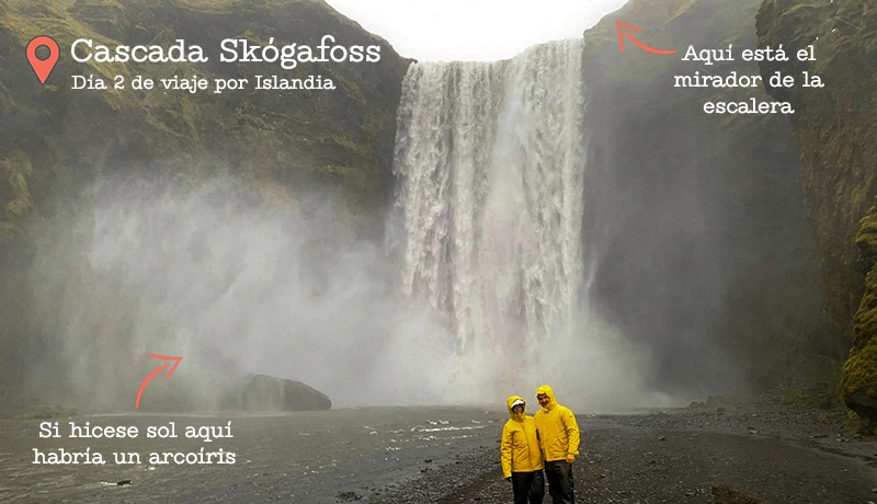 Cascada Skogafoss Islandia