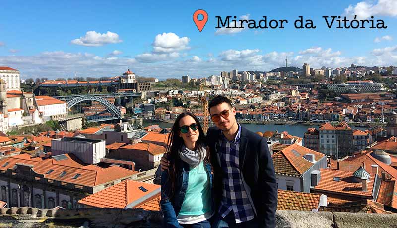 Vistas desde el Mirador de la Victoria de Oporto