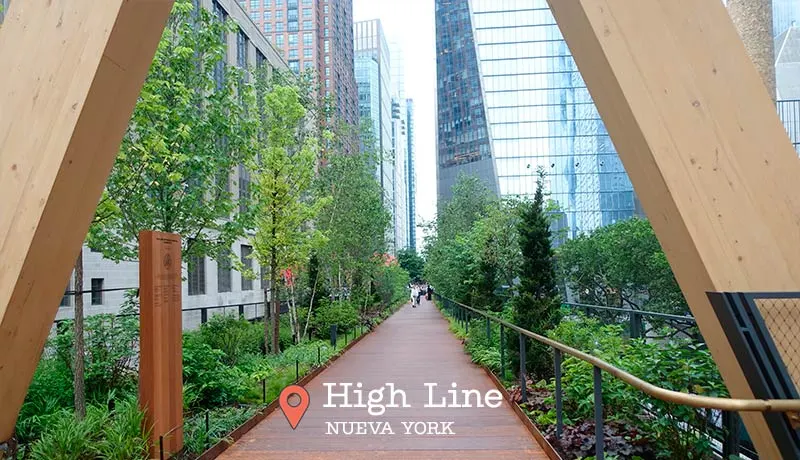 High Line, un parque lineal elevado en pleno Manhattan