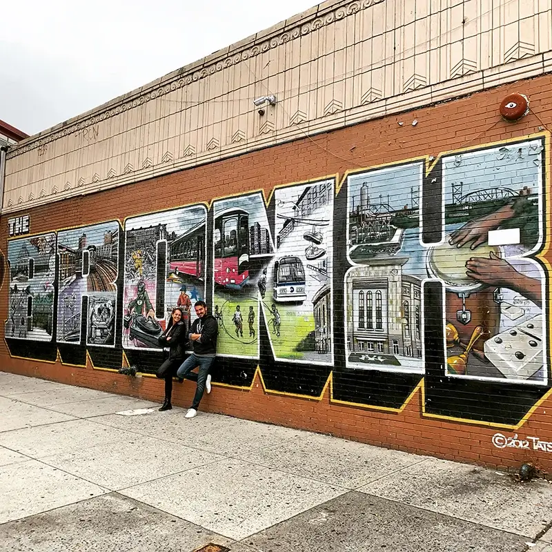 Mural THE BRONX en Nueva York