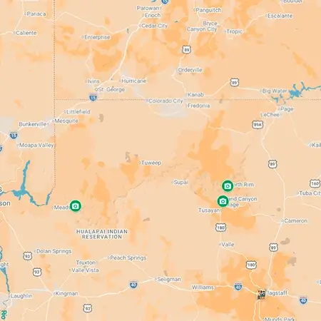 Ver mapa de la etapa 7 de la Ruta 66
