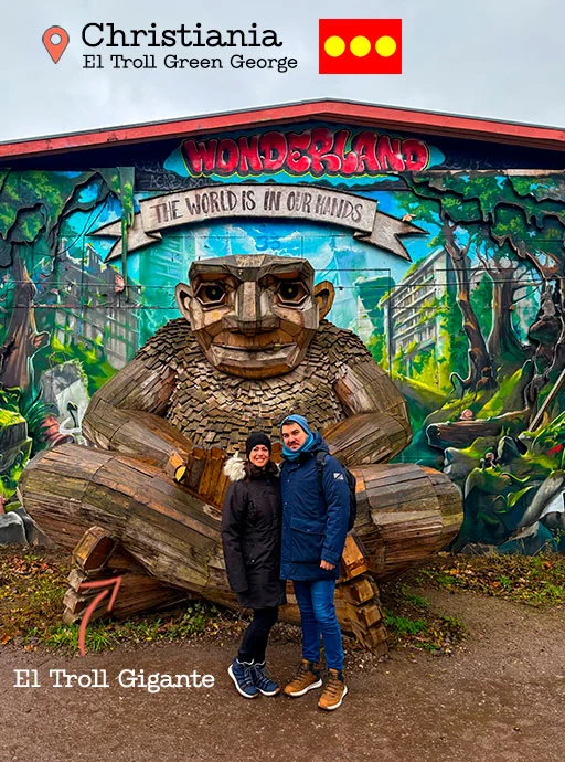 El Troll Gigante de Christiania Green George