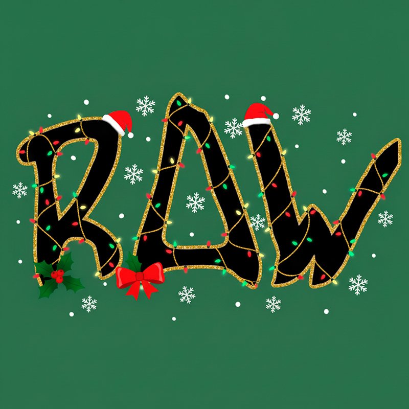 Logo del RAW Julemarked, mercado de diseño alternativo en Copenhague.