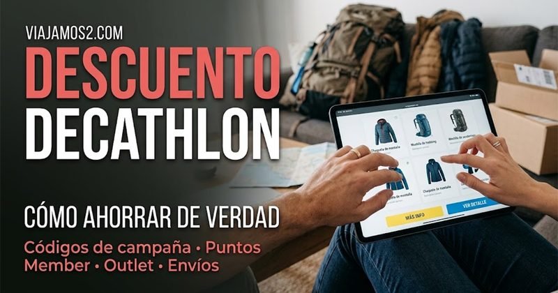 Cómo ahorrar en Decathlon: códigos de campaña, puntos Decathlon Member, Outlet y envíos, explicados por Viajamos2