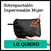 Sobrepantalón impermeable mujer Decathlon Islandia