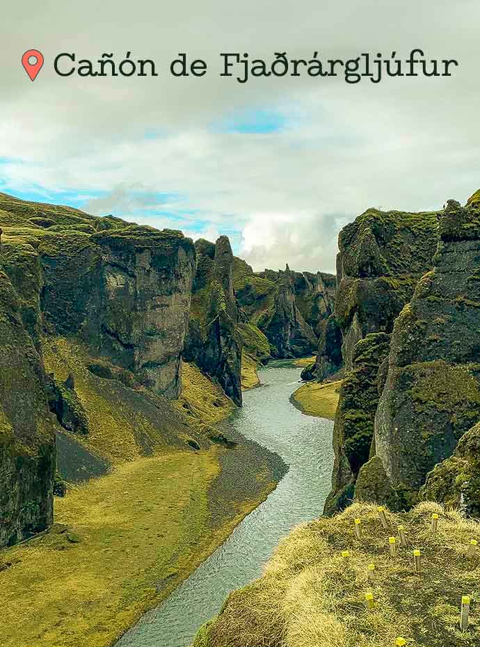 El cañón más bonito de Islandia